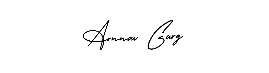 Make a beautiful signature design for name Arnnav Garg. Use this online signature maker to create a handwritten signature for free. Arnnav Garg signature style 3 images and pictures png