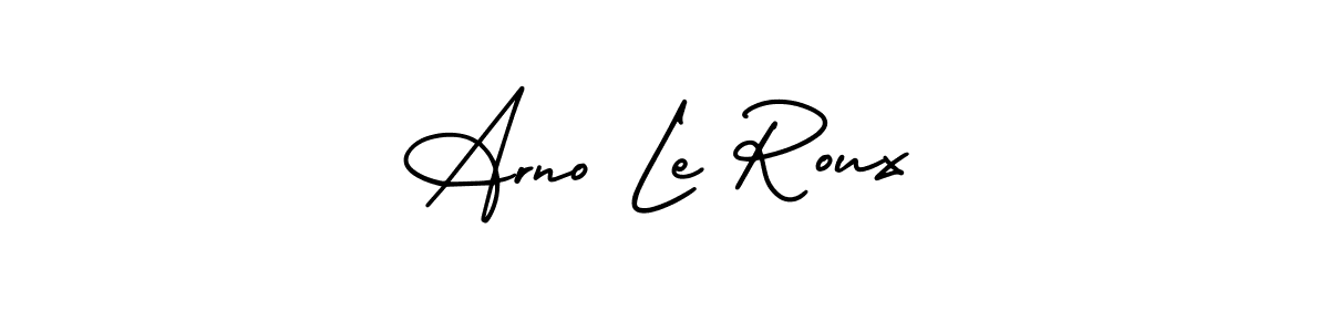 Arno Le Roux stylish signature style. Best Handwritten Sign (AmerikaSignatureDemo-Regular) for my name. Handwritten Signature Collection Ideas for my name Arno Le Roux. Arno Le Roux signature style 3 images and pictures png