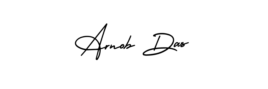 Use a signature maker to create a handwritten signature online. With this signature software, you can design (AmerikaSignatureDemo-Regular) your own signature for name Arnob Das. Arnob Das signature style 3 images and pictures png