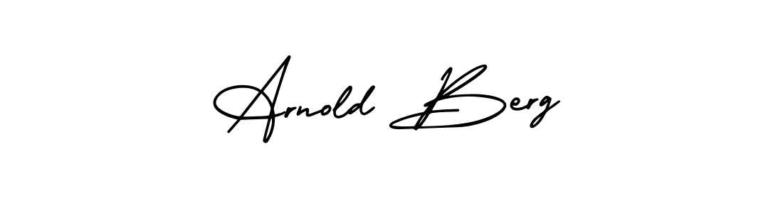 Design your own signature with our free online signature maker. With this signature software, you can create a handwritten (AmerikaSignatureDemo-Regular) signature for name Arnold Berg. Arnold Berg signature style 3 images and pictures png