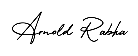 Use a signature maker to create a handwritten signature online. With this signature software, you can design (AmerikaSignatureDemo-Regular) your own signature for name Arnold Rabha. Arnold Rabha signature style 3 images and pictures png