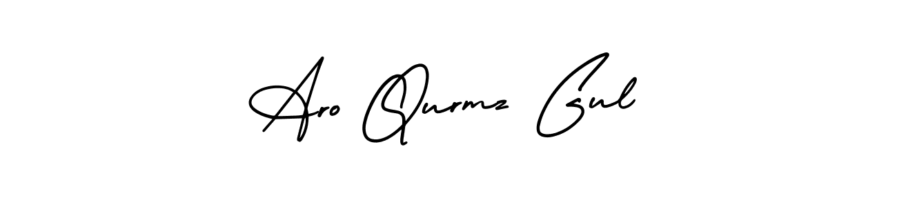 How to Draw Aro Qurmz Gul signature style? AmerikaSignatureDemo-Regular is a latest design signature styles for name Aro Qurmz Gul. Aro Qurmz Gul signature style 3 images and pictures png