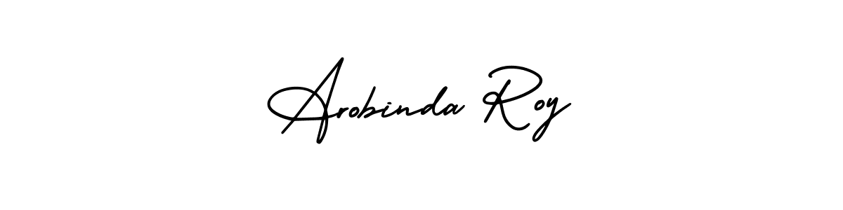 Design your own signature with our free online signature maker. With this signature software, you can create a handwritten (AmerikaSignatureDemo-Regular) signature for name Arobinda Roy. Arobinda Roy signature style 3 images and pictures png