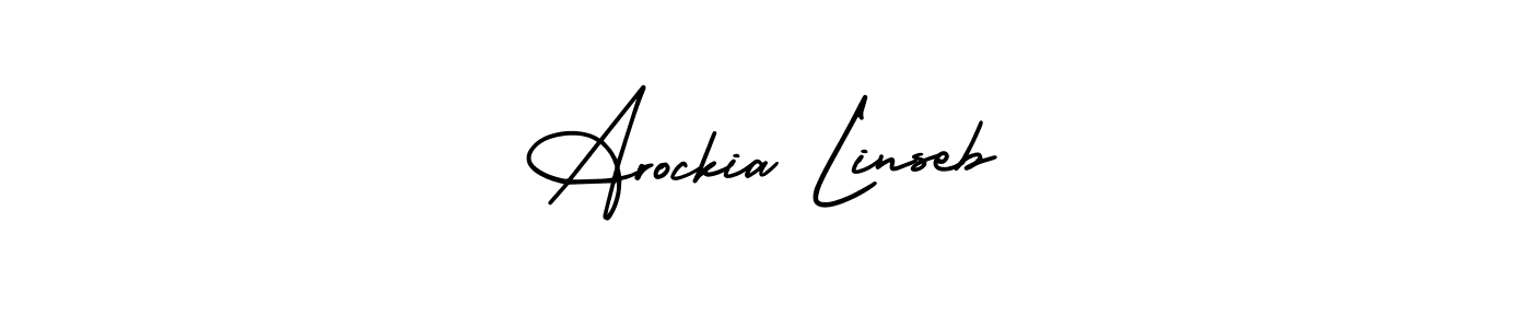 Once you've used our free online signature maker to create your best signature AmerikaSignatureDemo-Regular style, it's time to enjoy all of the benefits that Arockia Linseb name signing documents. Arockia Linseb signature style 3 images and pictures png