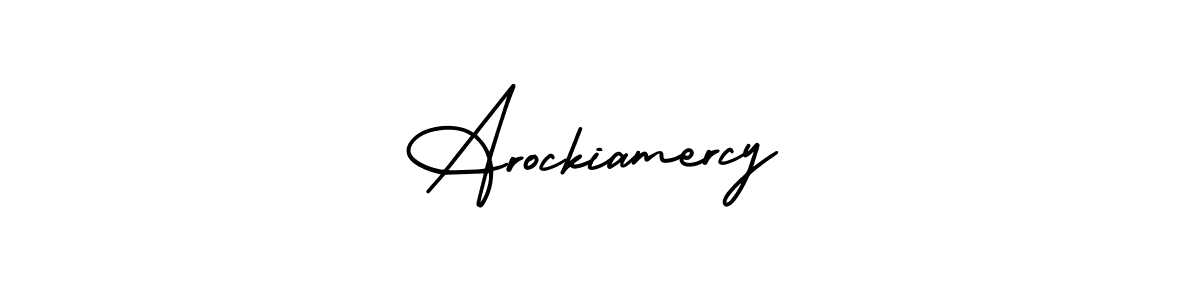 Best and Professional Signature Style for Arockiamercy. AmerikaSignatureDemo-Regular Best Signature Style Collection. Arockiamercy signature style 3 images and pictures png