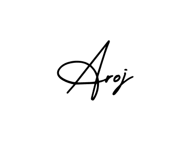 How to Draw Aroj signature style? AmerikaSignatureDemo-Regular is a latest design signature styles for name Aroj. Aroj signature style 3 images and pictures png