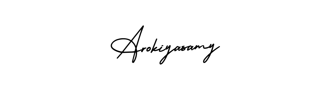 Also we have Arokiyasamy name is the best signature style. Create professional handwritten signature collection using AmerikaSignatureDemo-Regular autograph style. Arokiyasamy signature style 3 images and pictures png