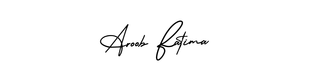 You can use this online signature creator to create a handwritten signature for the name Aroob Fatima. This is the best online autograph maker. Aroob Fatima signature style 3 images and pictures png