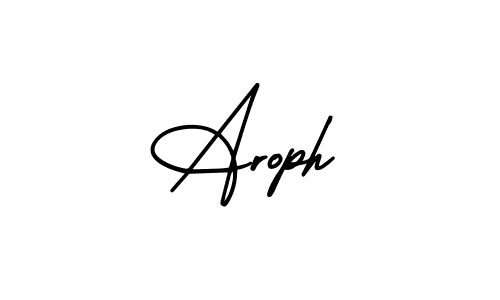 How to Draw Aroph signature style? AmerikaSignatureDemo-Regular is a latest design signature styles for name Aroph. Aroph signature style 3 images and pictures png