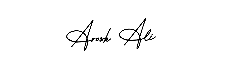 You can use this online signature creator to create a handwritten signature for the name Arosh Ali. This is the best online autograph maker. Arosh Ali signature style 3 images and pictures png