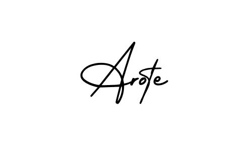 Create a beautiful signature design for name Arote. With this signature (AmerikaSignatureDemo-Regular) fonts, you can make a handwritten signature for free. Arote signature style 3 images and pictures png