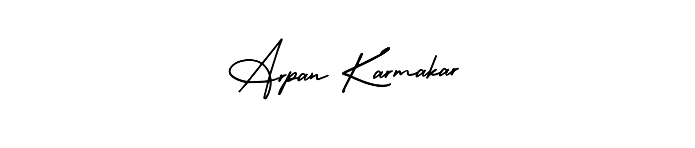 Create a beautiful signature design for name Arpan Karmakar. With this signature (AmerikaSignatureDemo-Regular) fonts, you can make a handwritten signature for free. Arpan Karmakar signature style 3 images and pictures png