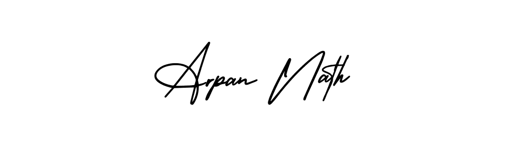 It looks lik you need a new signature style for name Arpan Nath. Design unique handwritten (AmerikaSignatureDemo-Regular) signature with our free signature maker in just a few clicks. Arpan Nath signature style 3 images and pictures png