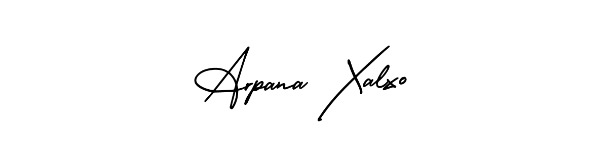 It looks lik you need a new signature style for name Arpana Xalxo. Design unique handwritten (AmerikaSignatureDemo-Regular) signature with our free signature maker in just a few clicks. Arpana Xalxo signature style 3 images and pictures png