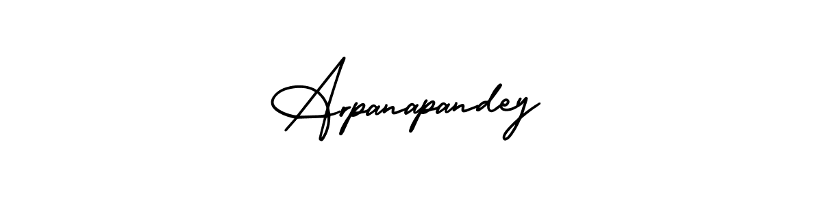 Use a signature maker to create a handwritten signature online. With this signature software, you can design (AmerikaSignatureDemo-Regular) your own signature for name Arpanapandey. Arpanapandey signature style 3 images and pictures png