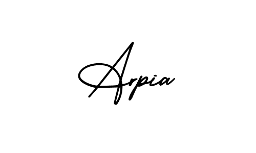 How to make Arpia signature? AmerikaSignatureDemo-Regular is a professional autograph style. Create handwritten signature for Arpia name. Arpia signature style 3 images and pictures png