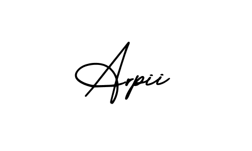 Arpii stylish signature style. Best Handwritten Sign (AmerikaSignatureDemo-Regular) for my name. Handwritten Signature Collection Ideas for my name Arpii. Arpii signature style 3 images and pictures png