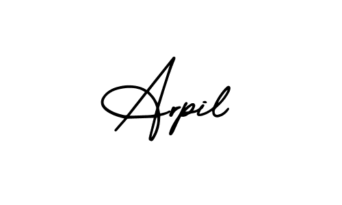 Also we have Arpil name is the best signature style. Create professional handwritten signature collection using AmerikaSignatureDemo-Regular autograph style. Arpil signature style 3 images and pictures png