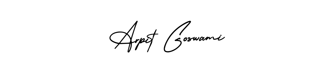 How to make Arpit Goswami signature? AmerikaSignatureDemo-Regular is a professional autograph style. Create handwritten signature for Arpit Goswami name. Arpit Goswami signature style 3 images and pictures png