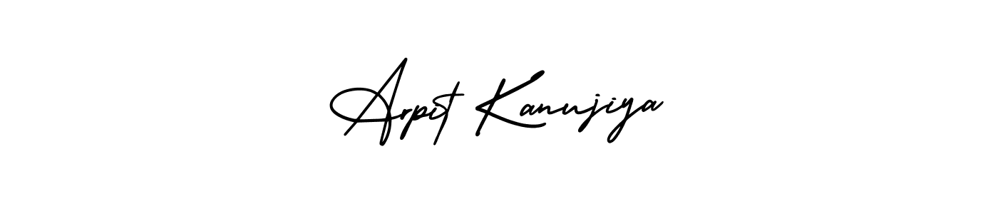 Use a signature maker to create a handwritten signature online. With this signature software, you can design (AmerikaSignatureDemo-Regular) your own signature for name Arpit Kanujiya. Arpit Kanujiya signature style 3 images and pictures png