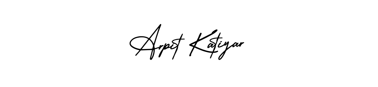 How to make Arpit Katiyar name signature. Use AmerikaSignatureDemo-Regular style for creating short signs online. This is the latest handwritten sign. Arpit Katiyar signature style 3 images and pictures png