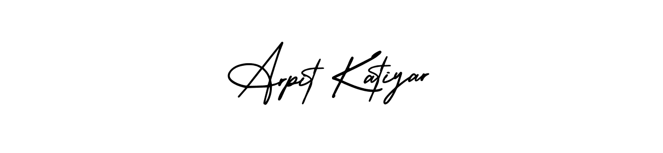 How to make Arpit Katiyar name signature. Use AmerikaSignatureDemo-Regular style for creating short signs online. This is the latest handwritten sign. Arpit Katiyar signature style 3 images and pictures png