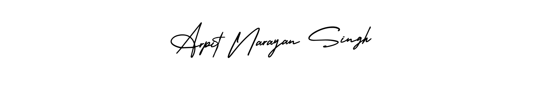 It looks lik you need a new signature style for name Arpit Narayan Singh. Design unique handwritten (AmerikaSignatureDemo-Regular) signature with our free signature maker in just a few clicks. Arpit Narayan Singh signature style 3 images and pictures png