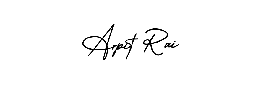 if you are searching for the best signature style for your name Arpit Rai. so please give up your signature search. here we have designed multiple signature styles  using AmerikaSignatureDemo-Regular. Arpit Rai signature style 3 images and pictures png