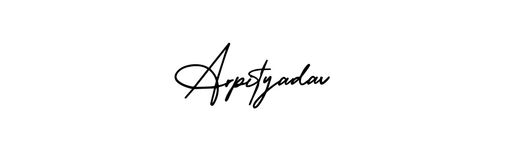Design your own signature with our free online signature maker. With this signature software, you can create a handwritten (AmerikaSignatureDemo-Regular) signature for name Arpityadav. Arpityadav signature style 3 images and pictures png