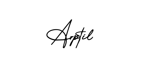 Also we have Arptil name is the best signature style. Create professional handwritten signature collection using AmerikaSignatureDemo-Regular autograph style. Arptil signature style 3 images and pictures png