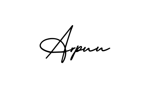 Make a beautiful signature design for name Arpuu. Use this online signature maker to create a handwritten signature for free. Arpuu signature style 3 images and pictures png