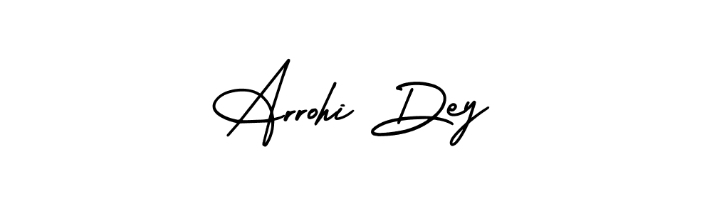 Design your own signature with our free online signature maker. With this signature software, you can create a handwritten (AmerikaSignatureDemo-Regular) signature for name Arrohi Dey. Arrohi Dey signature style 3 images and pictures png