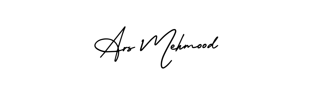 Make a beautiful signature design for name Ars Mehmood. With this signature (AmerikaSignatureDemo-Regular) style, you can create a handwritten signature for free. Ars Mehmood signature style 3 images and pictures png