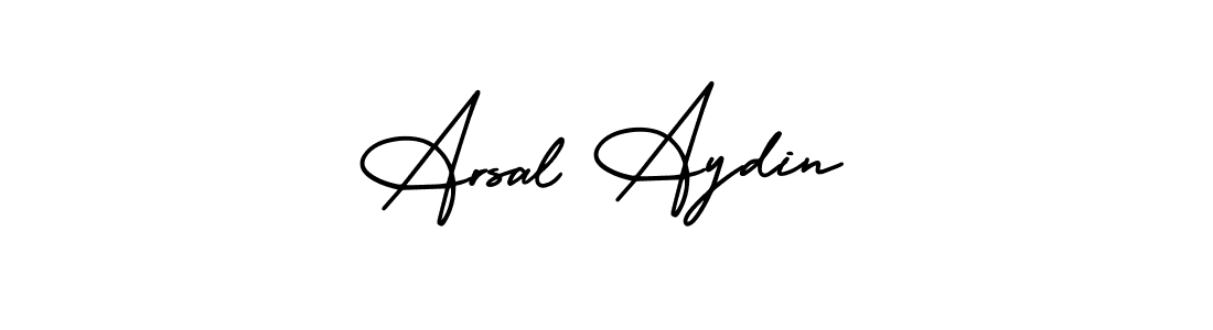 Also You can easily find your signature by using the search form. We will create Arsal Aydin name handwritten signature images for you free of cost using AmerikaSignatureDemo-Regular sign style. Arsal Aydin signature style 3 images and pictures png