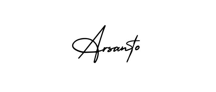 Also we have Arsanto name is the best signature style. Create professional handwritten signature collection using AmerikaSignatureDemo-Regular autograph style. Arsanto signature style 3 images and pictures png
