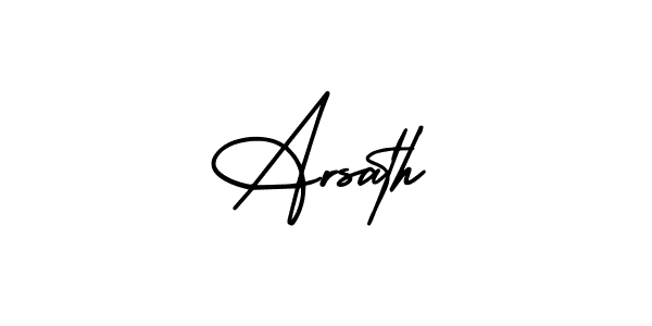 How to Draw Arsath signature style? AmerikaSignatureDemo-Regular is a latest design signature styles for name Arsath. Arsath signature style 3 images and pictures png