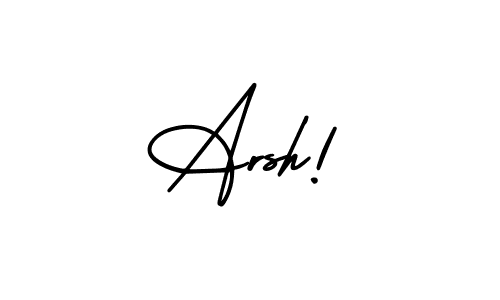 How to Draw Arsh! signature style? AmerikaSignatureDemo-Regular is a latest design signature styles for name Arsh!. Arsh! signature style 3 images and pictures png