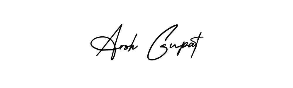 Design your own signature with our free online signature maker. With this signature software, you can create a handwritten (AmerikaSignatureDemo-Regular) signature for name Arsh Gupat. Arsh Gupat signature style 3 images and pictures png