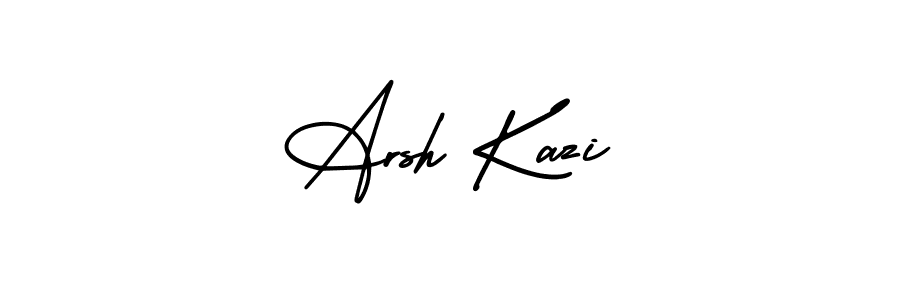 Make a short Arsh Kazi signature style. Manage your documents anywhere anytime using AmerikaSignatureDemo-Regular. Create and add eSignatures, submit forms, share and send files easily. Arsh Kazi signature style 3 images and pictures png