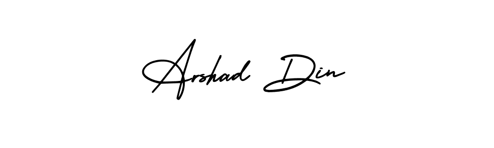 How to Draw Arshad Din signature style? AmerikaSignatureDemo-Regular is a latest design signature styles for name Arshad Din. Arshad Din signature style 3 images and pictures png