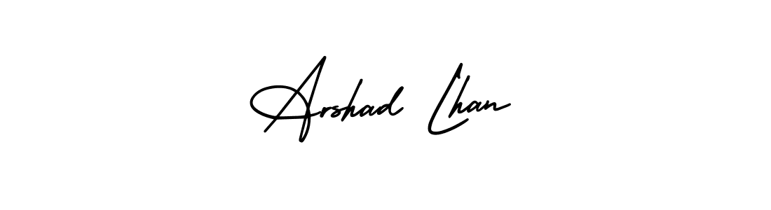 Make a beautiful signature design for name Arshad Lhan. Use this online signature maker to create a handwritten signature for free. Arshad Lhan signature style 3 images and pictures png