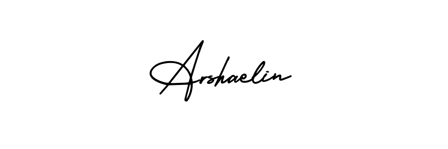 AmerikaSignatureDemo-Regular is a professional signature style that is perfect for those who want to add a touch of class to their signature. It is also a great choice for those who want to make their signature more unique. Get Arshaelin name to fancy signature for free. Arshaelin signature style 3 images and pictures png