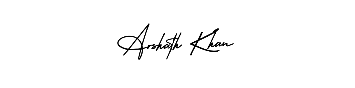 Make a beautiful signature design for name Arshath Khan. Use this online signature maker to create a handwritten signature for free. Arshath Khan signature style 3 images and pictures png