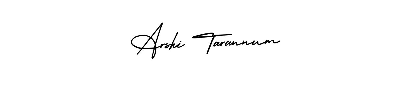 How to make Arshi Tarannum signature? AmerikaSignatureDemo-Regular is a professional autograph style. Create handwritten signature for Arshi Tarannum name. Arshi Tarannum signature style 3 images and pictures png