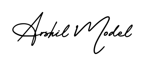 This is the best signature style for the Arshil Model name. Also you like these signature font (AmerikaSignatureDemo-Regular). Mix name signature. Arshil Model signature style 3 images and pictures png