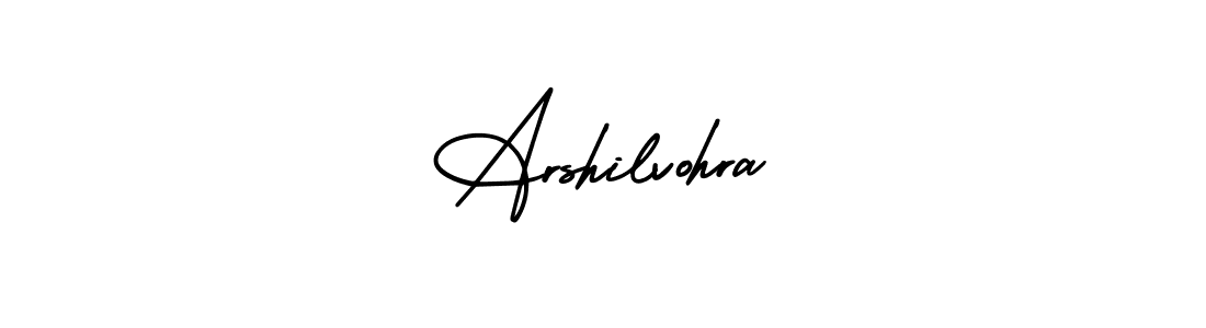 Arshilvohra stylish signature style. Best Handwritten Sign (AmerikaSignatureDemo-Regular) for my name. Handwritten Signature Collection Ideas for my name Arshilvohra. Arshilvohra signature style 3 images and pictures png