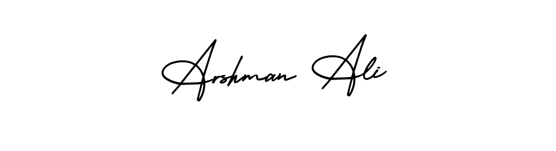 How to Draw Arshman Ali signature style? AmerikaSignatureDemo-Regular is a latest design signature styles for name Arshman Ali. Arshman Ali signature style 3 images and pictures png