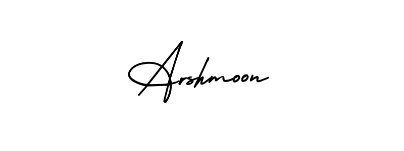 How to make Arshmoon signature? AmerikaSignatureDemo-Regular is a professional autograph style. Create handwritten signature for Arshmoon name. Arshmoon signature style 3 images and pictures png