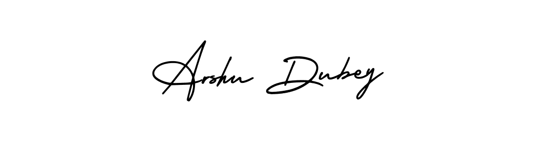 Also You can easily find your signature by using the search form. We will create Arshu Dubey name handwritten signature images for you free of cost using AmerikaSignatureDemo-Regular sign style. Arshu Dubey signature style 3 images and pictures png