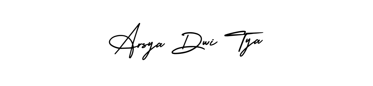 You can use this online signature creator to create a handwritten signature for the name Arsya Dwi Tya. This is the best online autograph maker. Arsya Dwi Tya signature style 3 images and pictures png